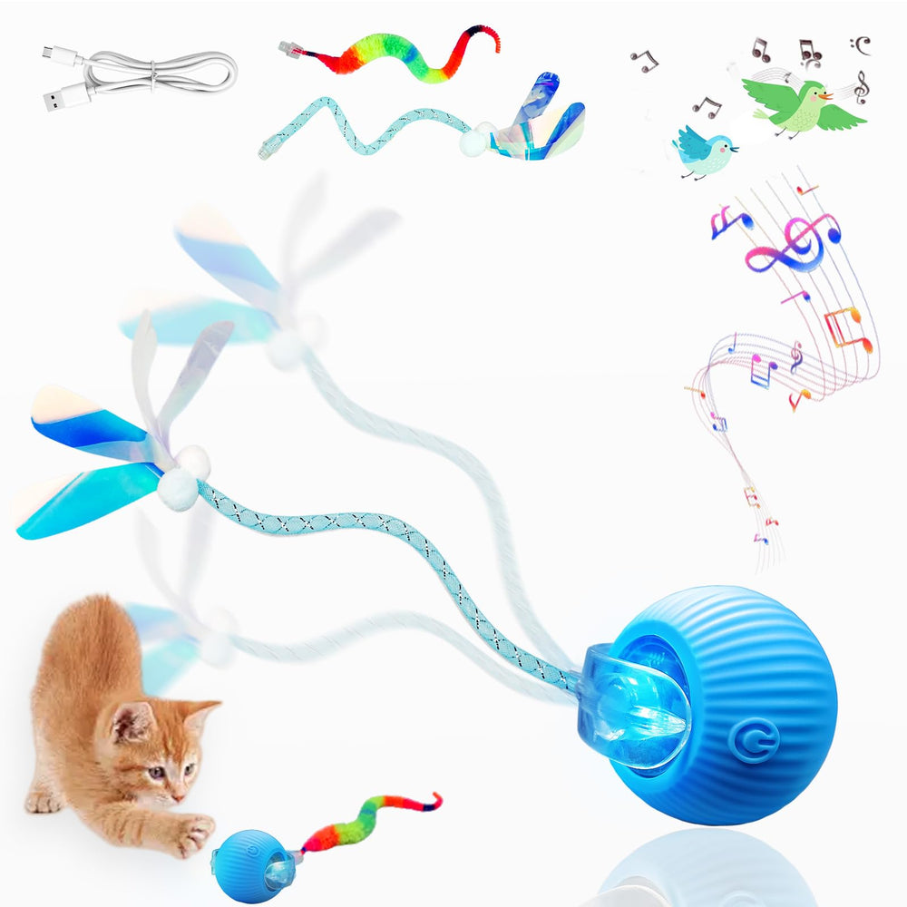 Yaruiguang Speedy Tail 2.0 ball front view highlights blue finish and engaging chase action