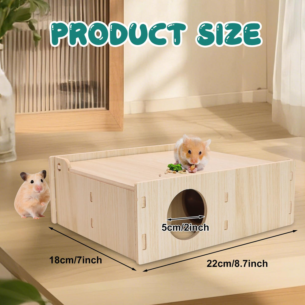 Yasdyri wooden tunnel is easy to wipe clean.