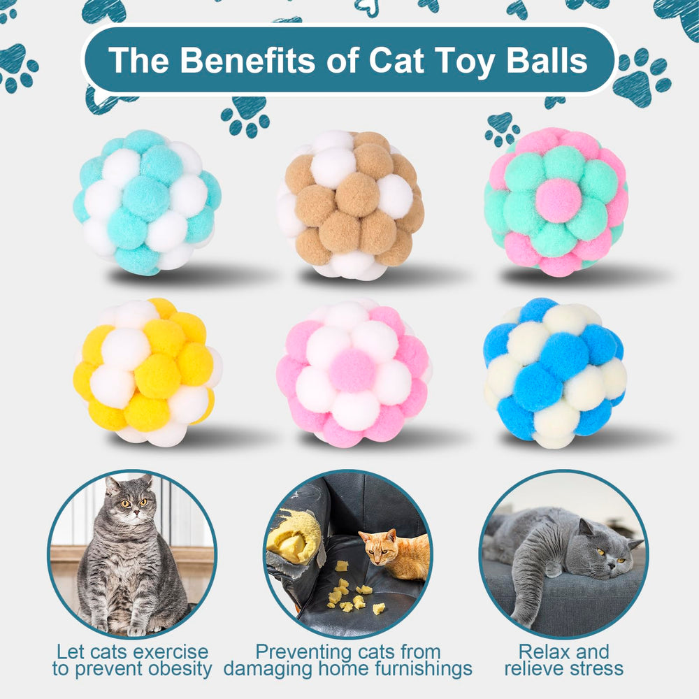 Yasdyri lightweight 5cm cat ball easy indoor outdoor play