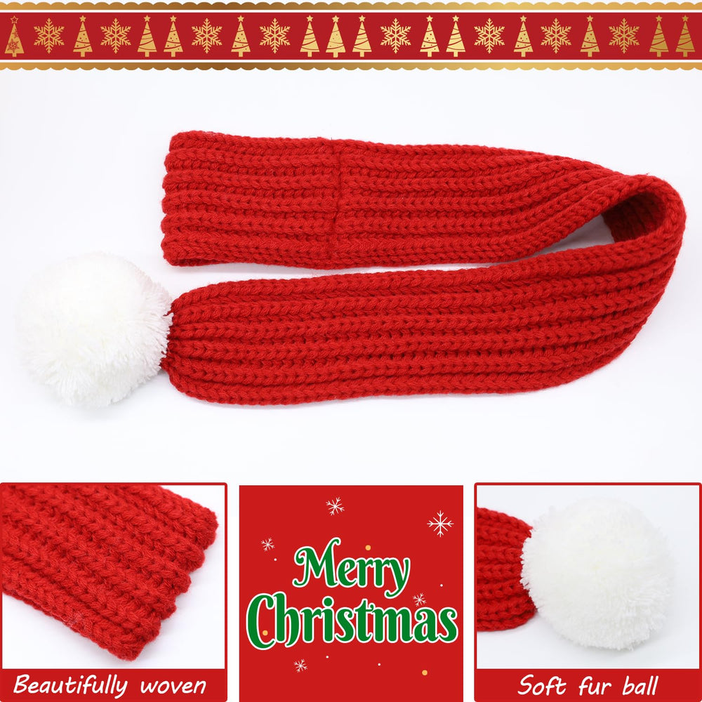 YASUTGAS dog Santa hat adjustable elastic strap for quick on/off.