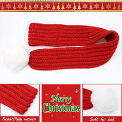 YASUTGAS dog Santa hat adjustable elastic strap for quick on/off.