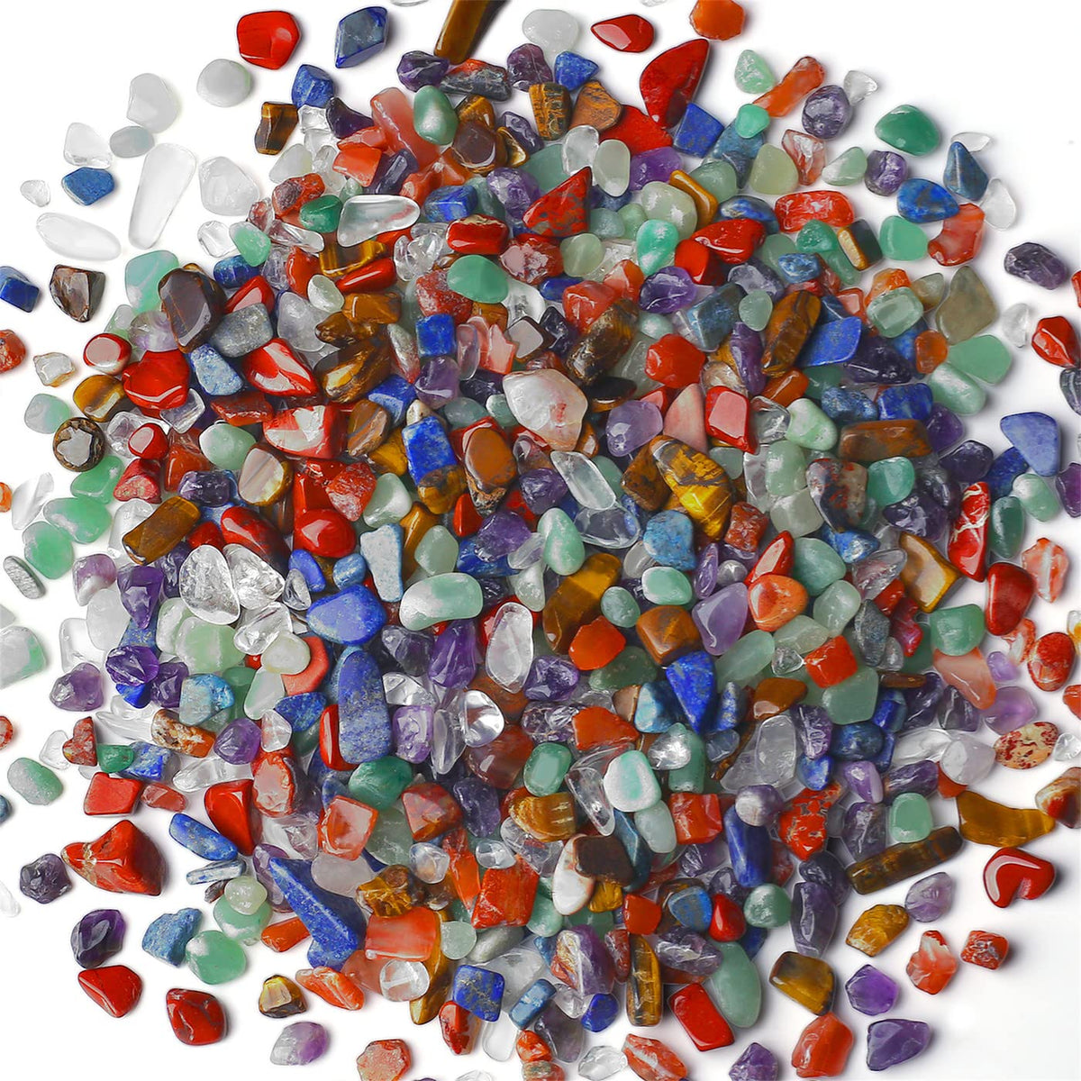 YATOJUZI 7 chakra crystal chips for chakra-inspired decor and ambiance