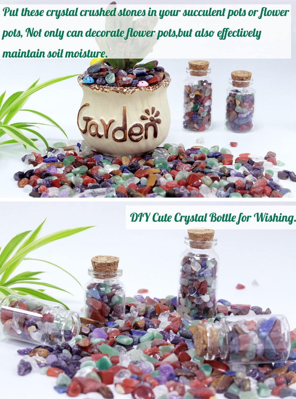 YATOJUZI vase filler crystal stones for elegant home arrangements