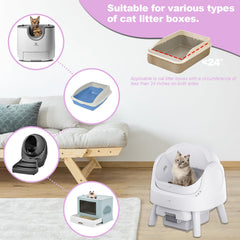 Yatosally 64x40 cm liner demonstrates secure fit for Robot 3 and 4.