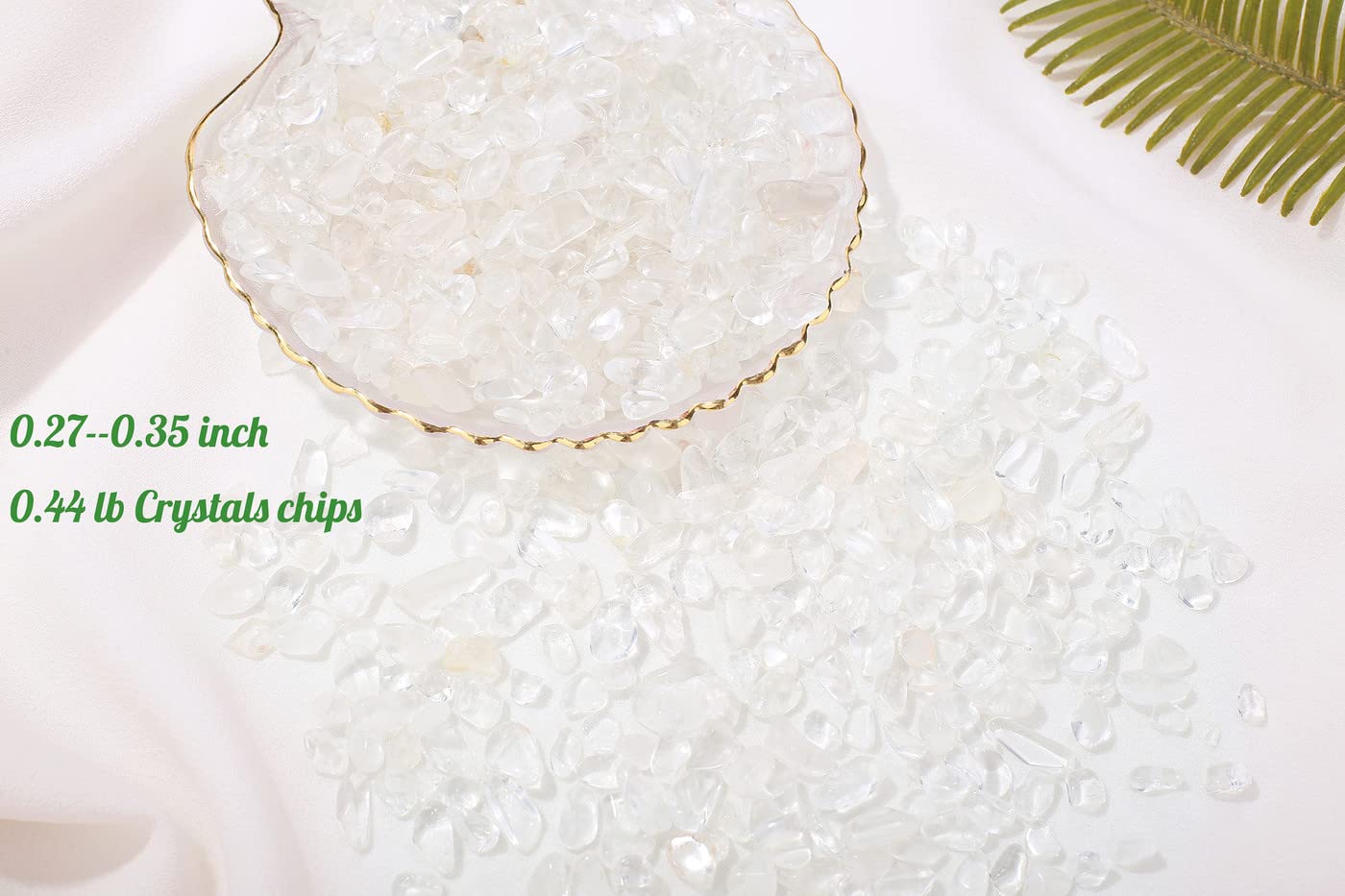 YATOJUZI natural crystal stones mix for fountain, fish tank, and planter decoration.