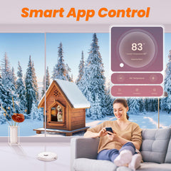 Yattberak outdoor pet heater thermostat maintains a stable temperature for outdoor pets.