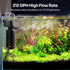 Yaubay oxygen-tube aeration boosts dissolved oxygen for more active fish.