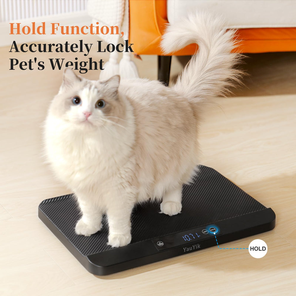 YauYik Digital Pet Scale multi-unit switch enables g kg oz lb and lb oz readings