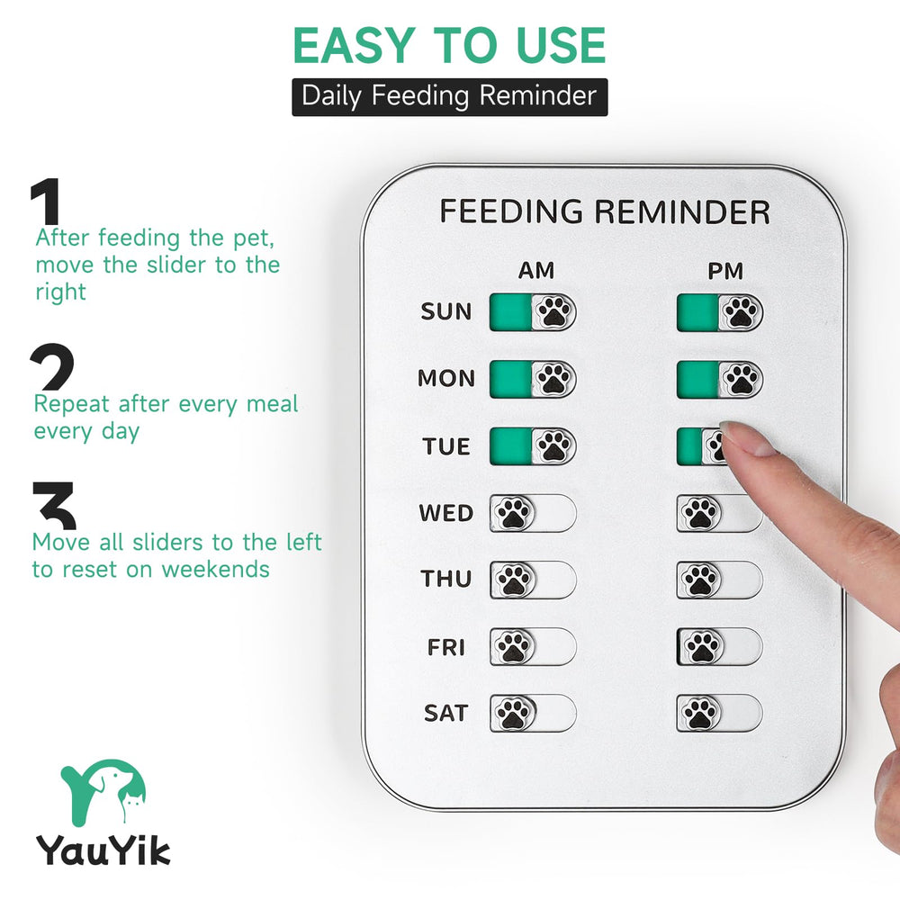 YAUYIK durable plastic construction withstands daily pet routine use