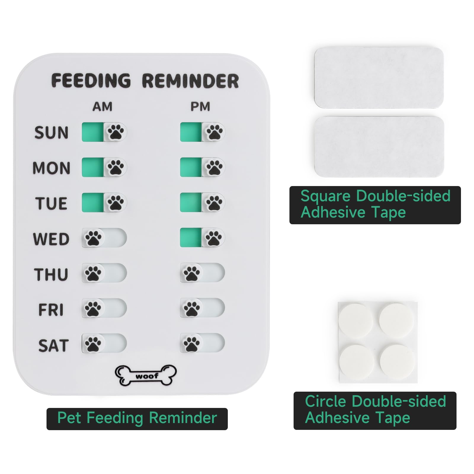 YAUYIK feeding reminder in use: family-friendly reminder to note meals and meds