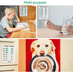 YAUYIK magnetic sign board close-up: durable fridge magnet for daily pet care reminders