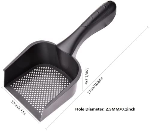 Yawpnan cat litter scoop easy-to-clean and store design saves space.