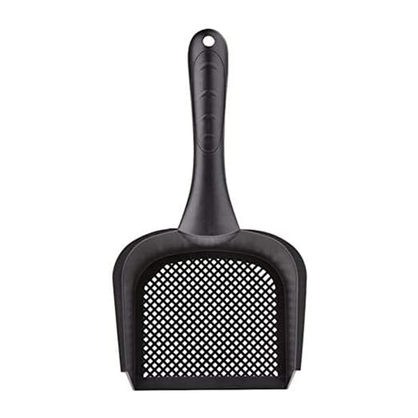 Yawpnan cat litter scoop with comfortable handle for easy, quick cleaning.
