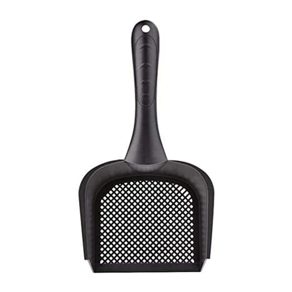 Yawpnan cat litter scoop with comfortable handle for easy, quick cleaning.