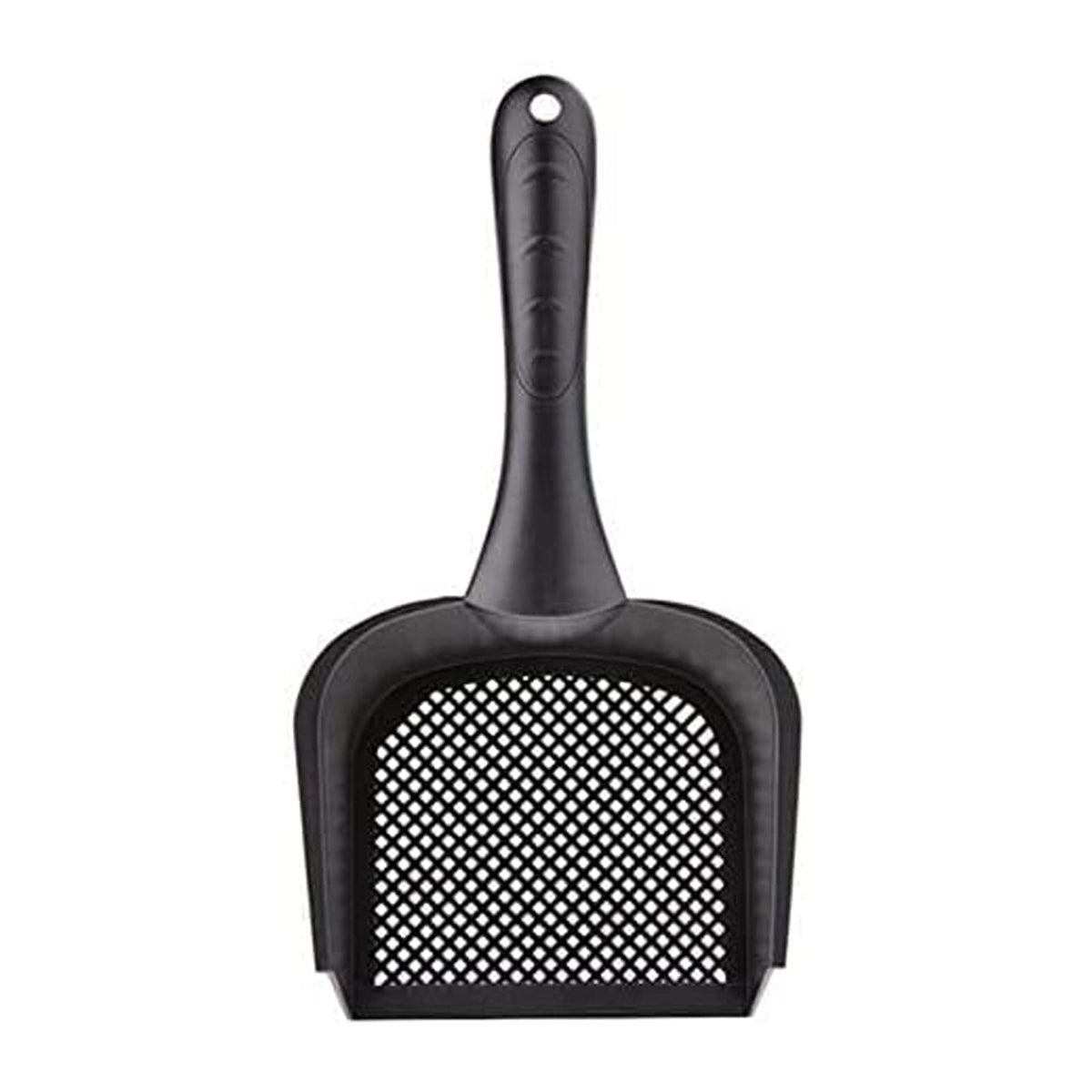 Yawpnan cat litter scoop with comfortable handle for easy, quick cleaning.