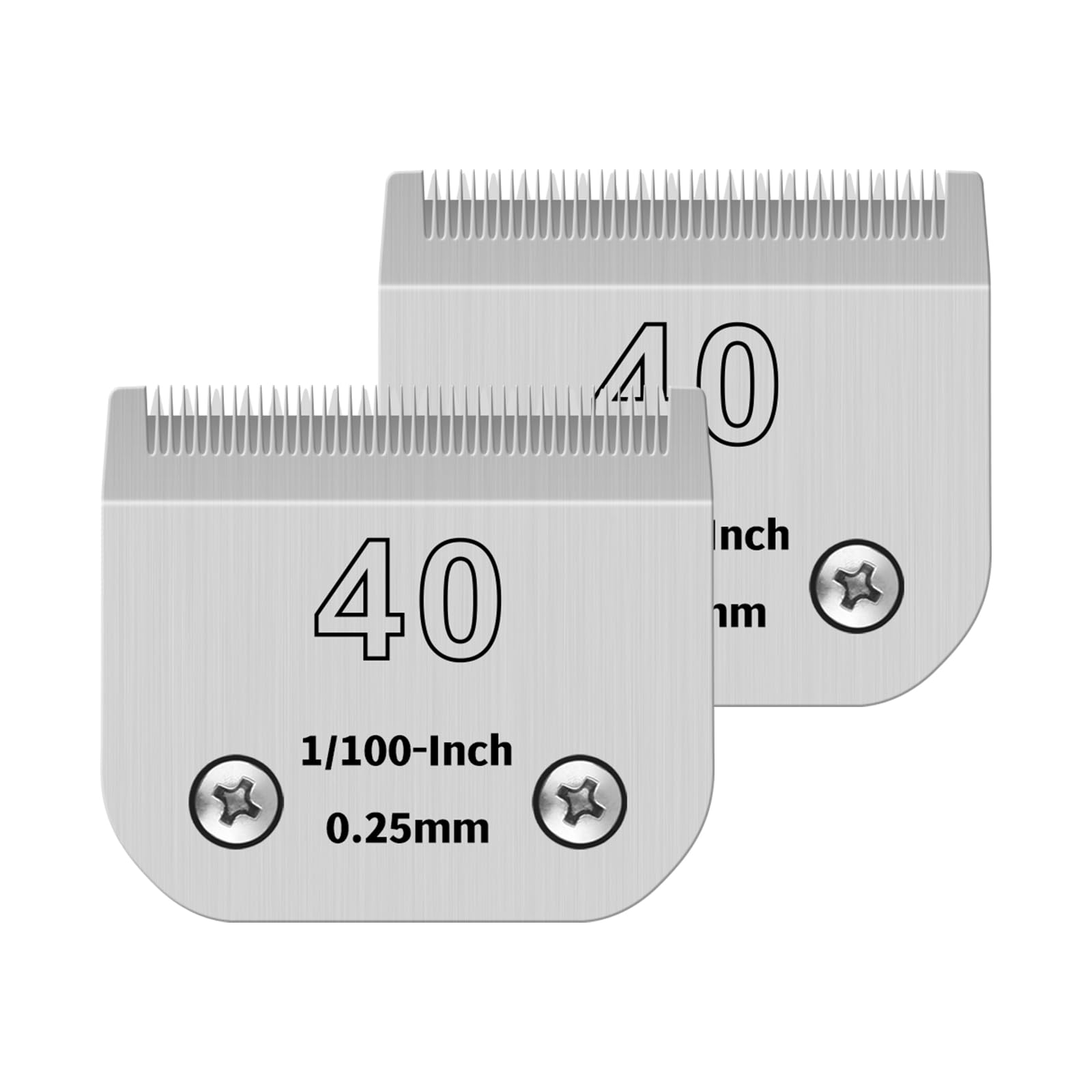 YAZIYIR 40# detachable ceramic blade with 0.25mm cut for precise grooming.