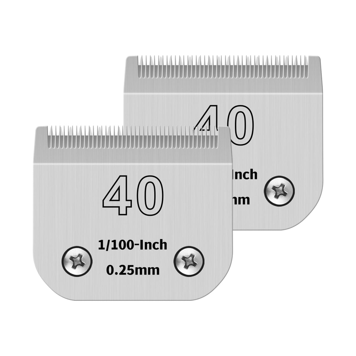 YAZIYIR 40# detachable ceramic blade with 0.25mm cut for precise grooming.