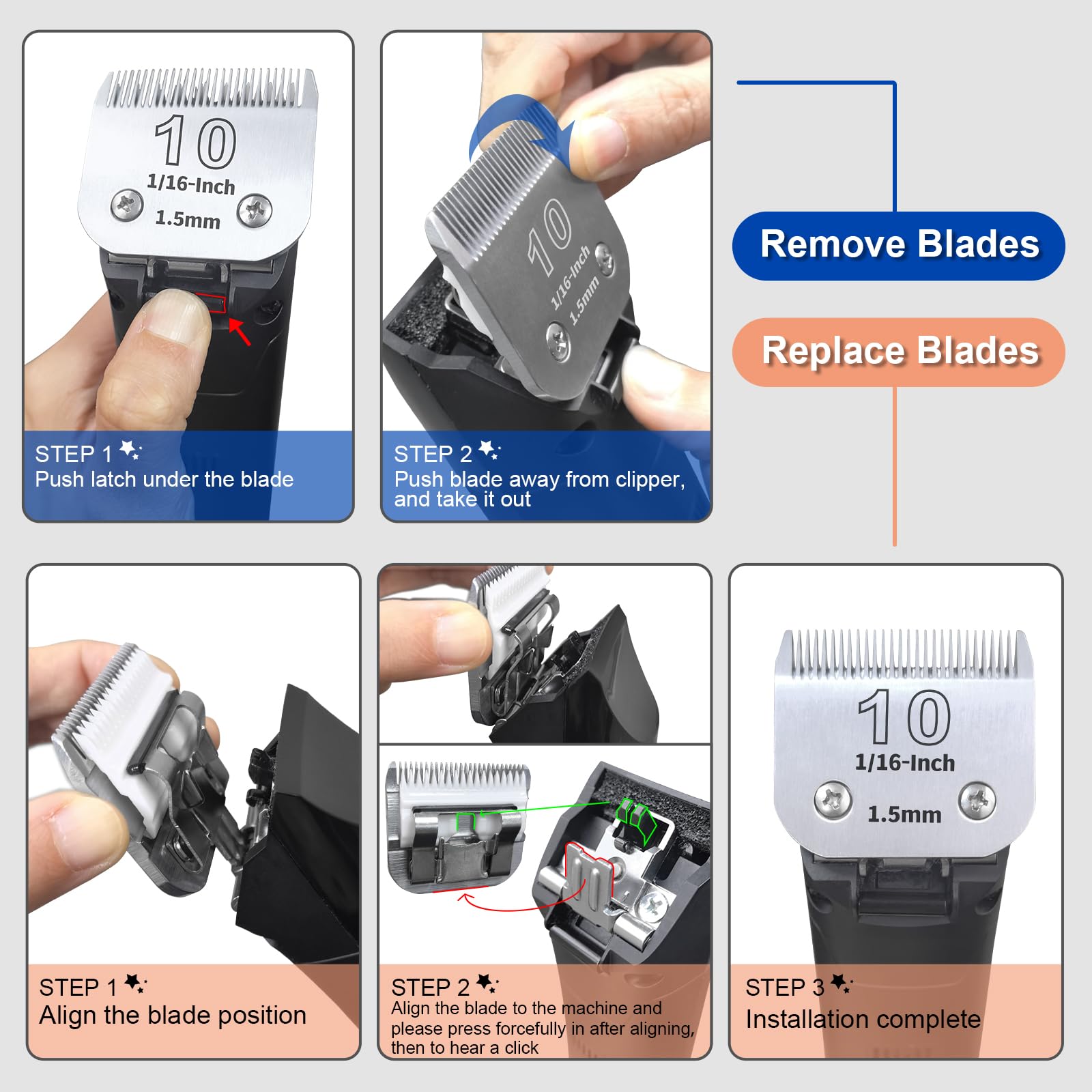 YAZIYIR 7FC 440C stainless steel base with ceramic edge for durability