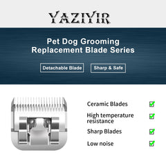 YAZIYIR 7FC blades compatible with Wahl KM10 for flexible use