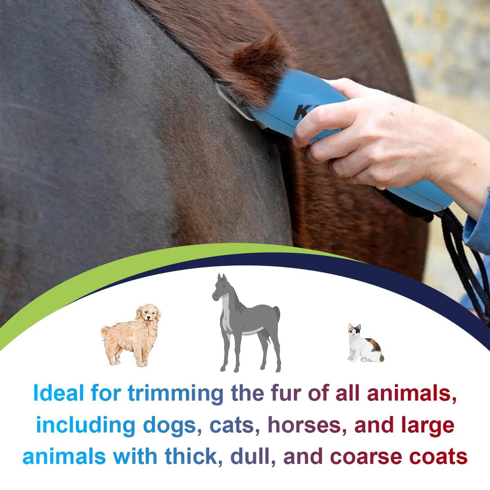 YAZIYIR large animals grooming kit for versatile coat shaping