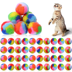 YBEATY soft plush cat ball rainbow-01 sparks energetic playtime