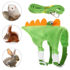 YBEATY adjustable buckle on ferret harness for easy on-off and size variations.