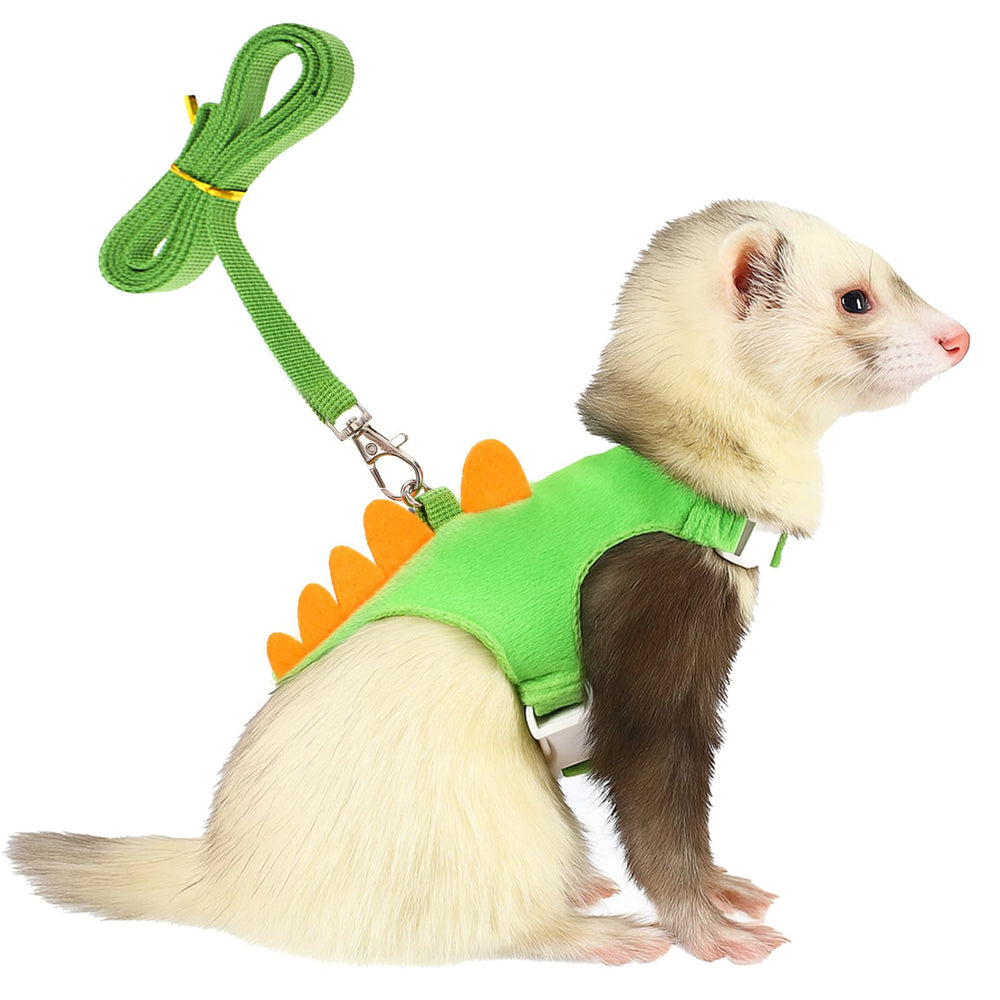 YBEATY ferret harness with breathable fabric for comfortable outdoor wear.