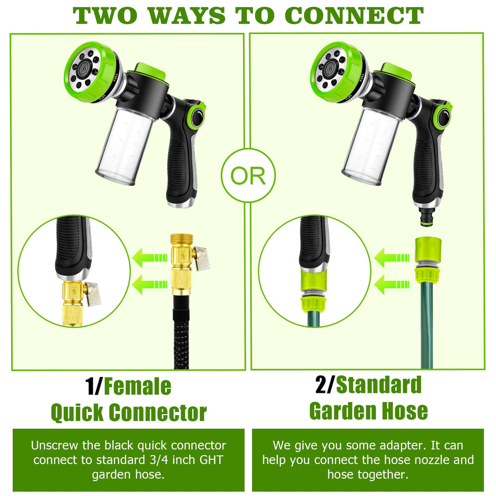 YCCOKJJ hose connector ensures easy attachment and reliable grip.