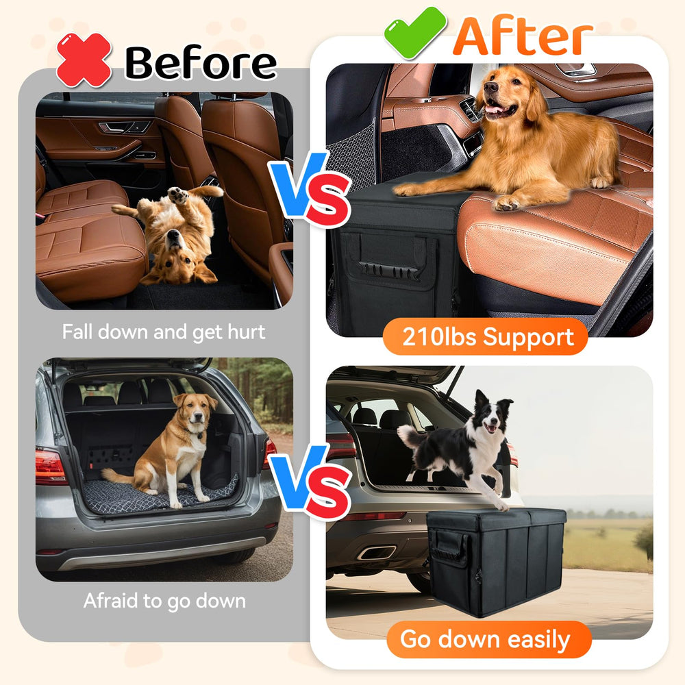 YCooiFo seat extender features padded interior for gentle dog support