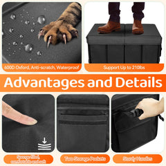YCooiFo dog car seat extender's waterproof Oxford material resists spills