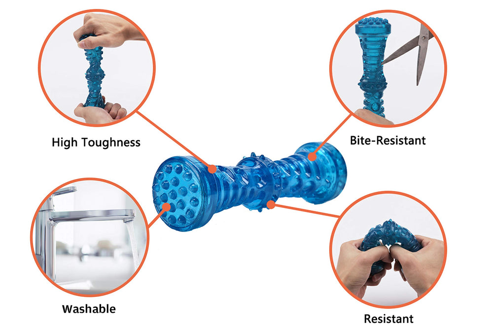 Ycozy ring squeaky toy encourages playful chewing and training routines.
