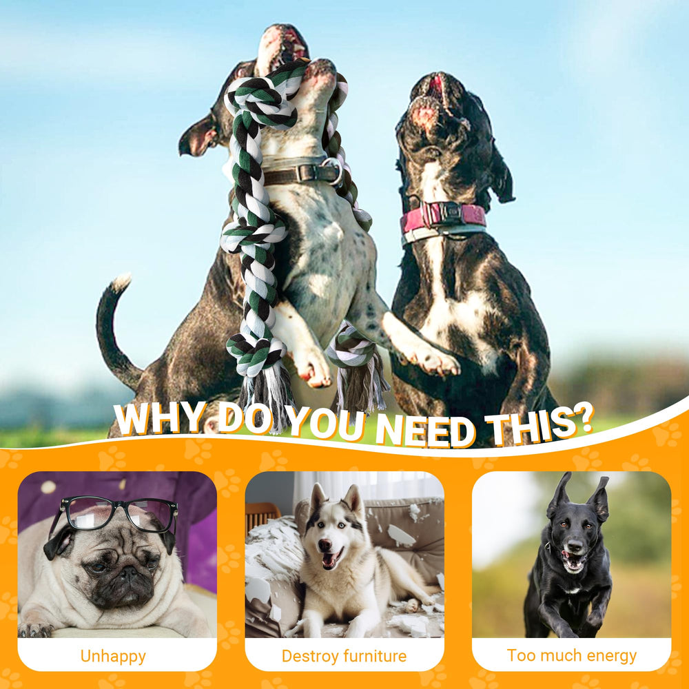 Ycozy natural washable cotton rope toy emphasizes safe chewing.