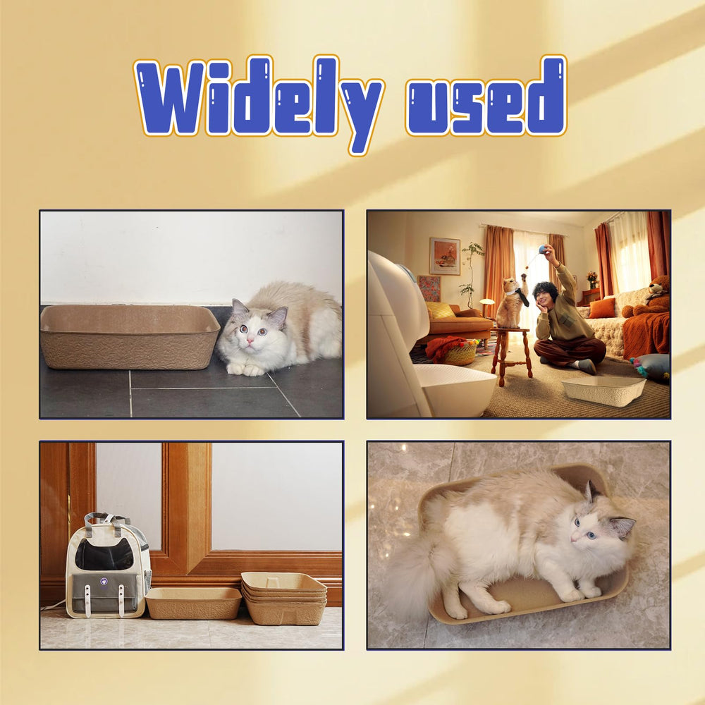 YCSKJK disposable cat litter box eco-friendly materials for sustainable care