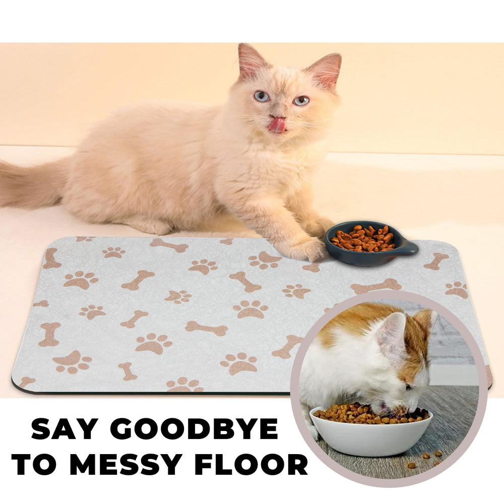 YCT gray color mat blends with decor while protecting surfaces.