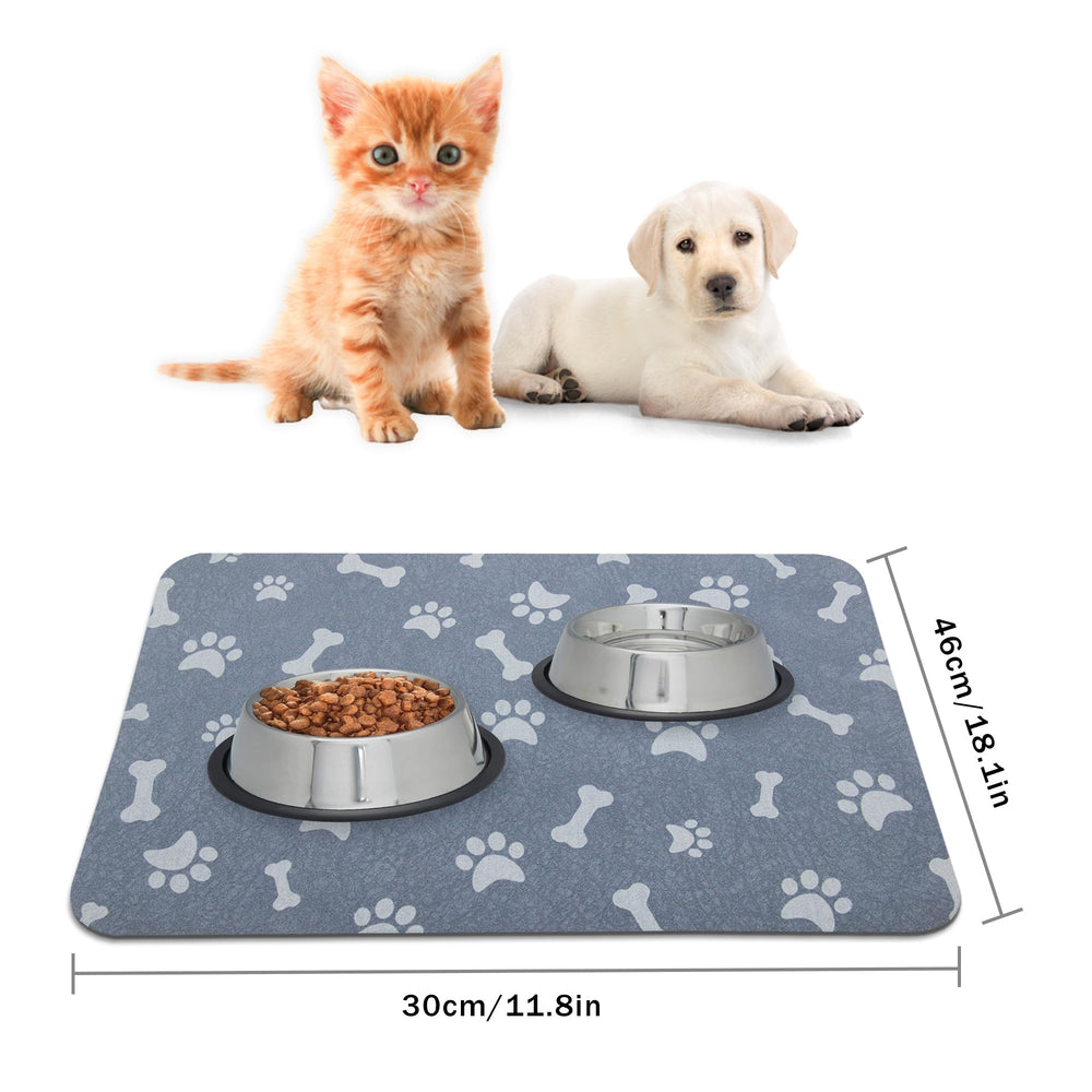 YCT pet drying mat doubles as a handy surface after meals.