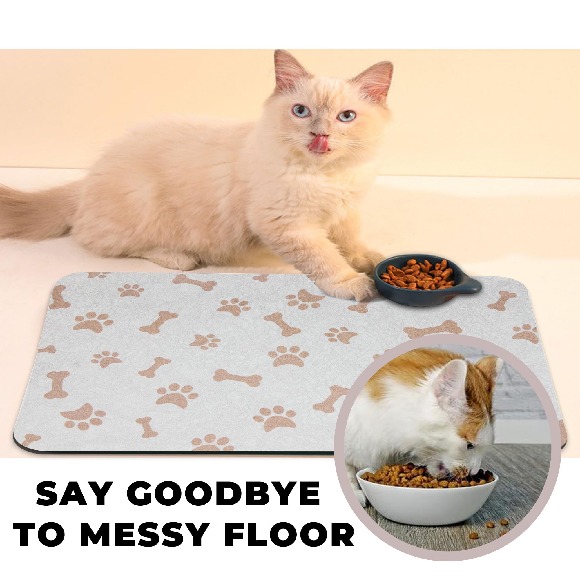 YCT size-11-8x18-1in fits most feeding setups for pets