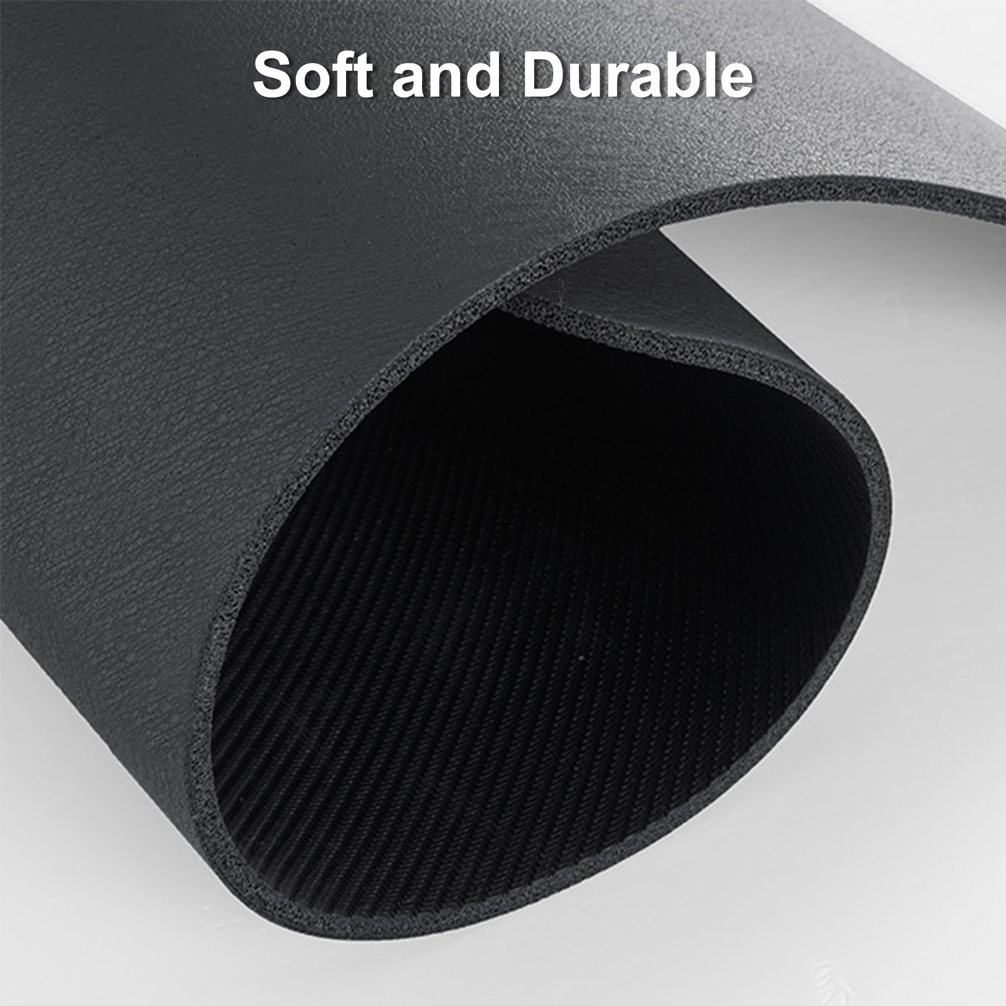 YCT mat close-up in dark grey showing soft, durable surface