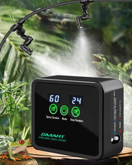 Ycxydr Reptile Mister 360-degree nozzles provide omnidirectional humidity coverage
