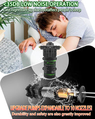 Ycxydr reptile mister system timer enabling precise misting schedules