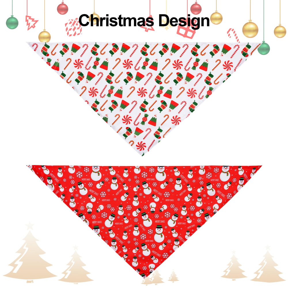 yeabwps triangle dog scarf cane candy motif great for party costumes.