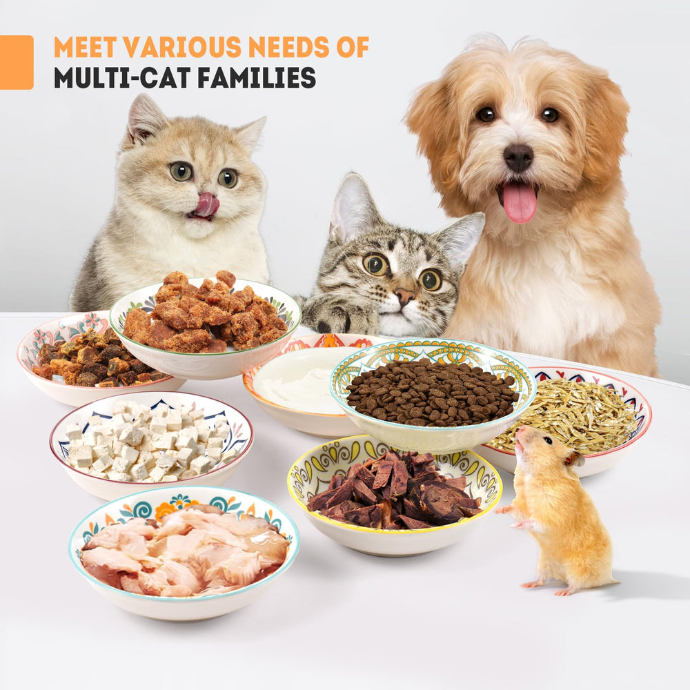 YEAHGO ceramic bowls feature a cadmium-free, lead-free glaze for durable, safe meals