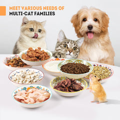 YEAHGO ceramic bowls feature a cadmium-free, lead-free glaze for durable, safe meals