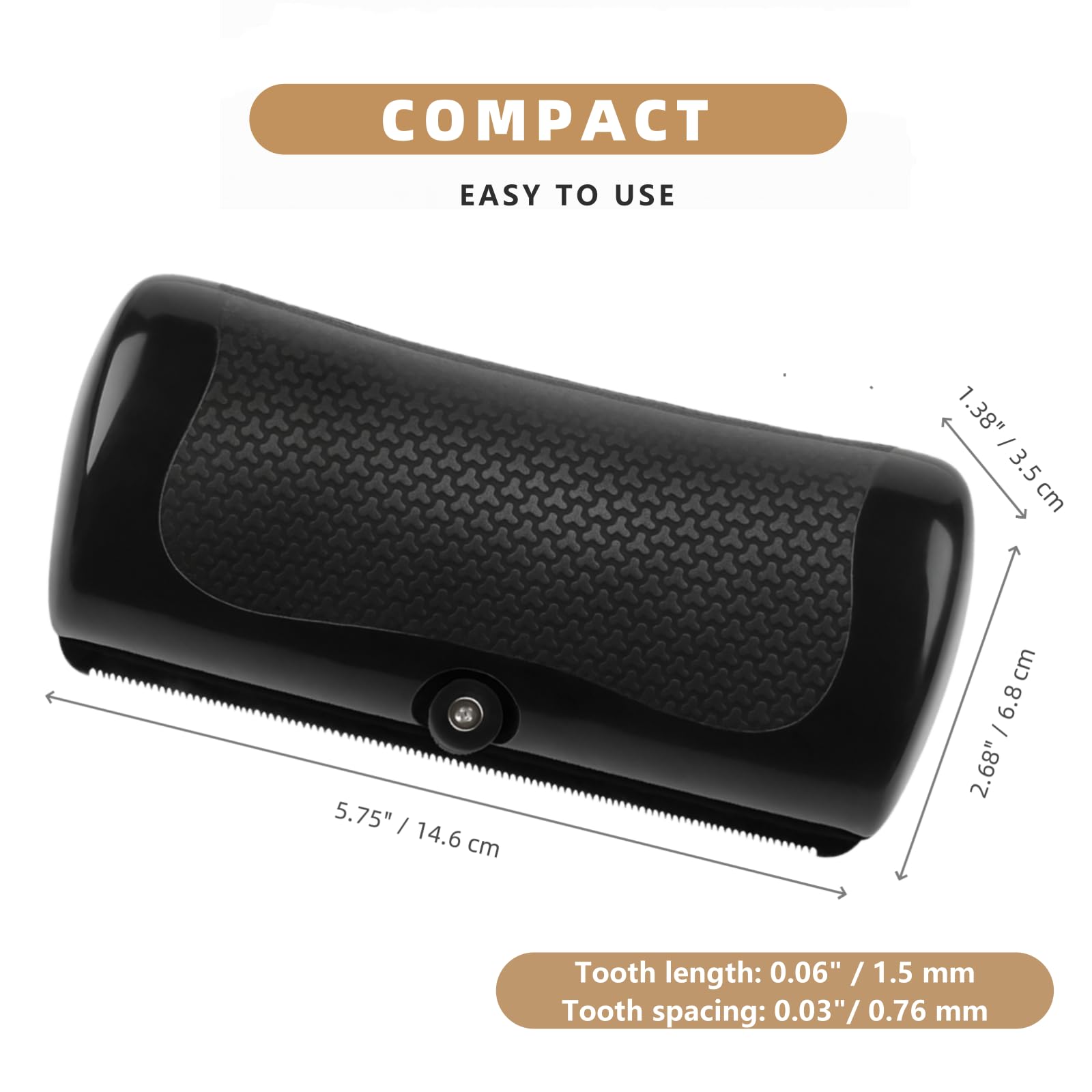 YEAHGO Deshedding Brush massage-action promotes pet-friendly grooming sessions.