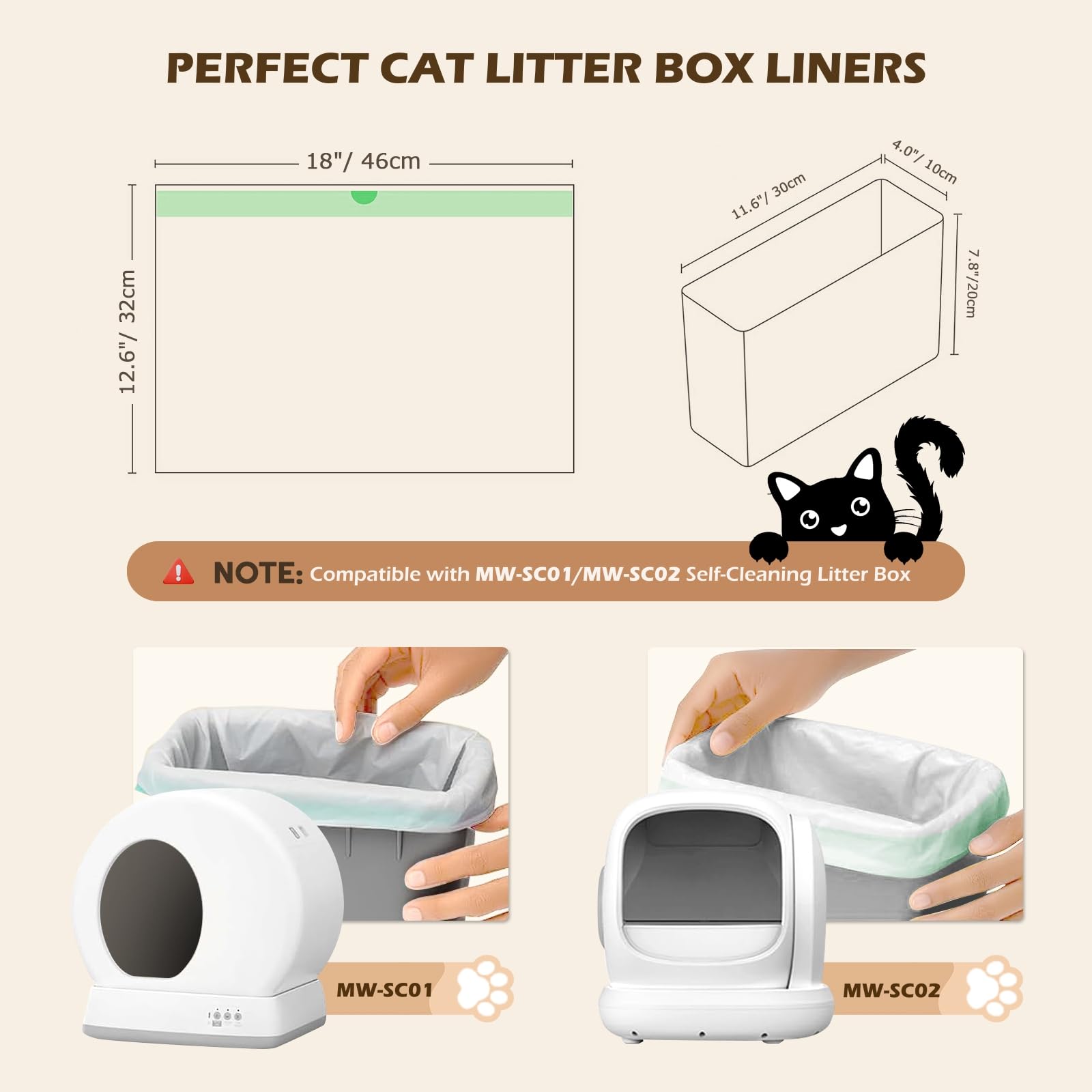 YEAHGO MeowWant-SC02 liner fits snugly for smooth operation