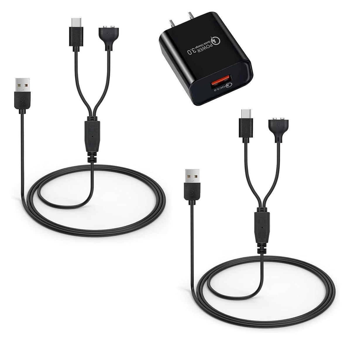 YEAOI charger cable for dog collars enables magnetic/USB-C charging with fast power delivery