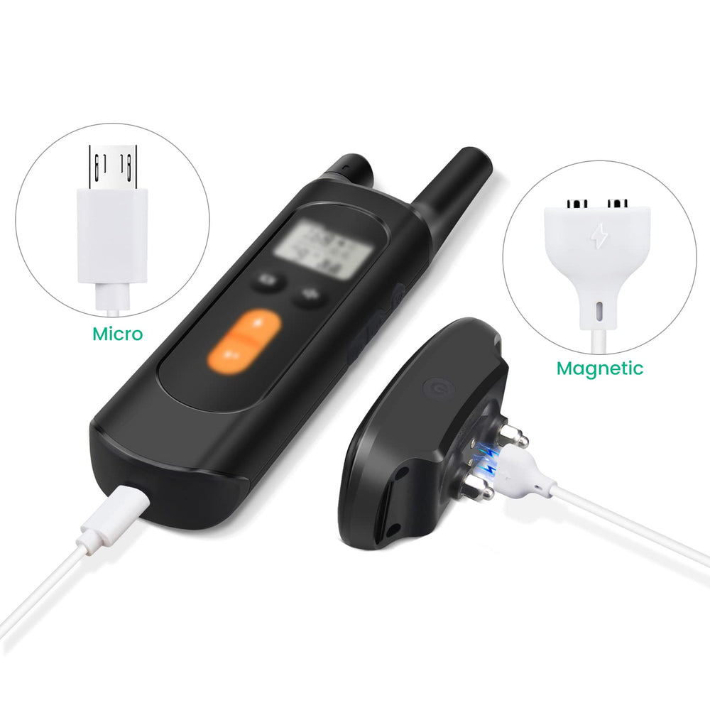 YEAOI magnetic charger demonstrates strong magnets for a secure connection during training.