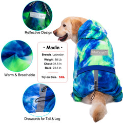 Yeapeeto Bandhnu Green hoodie back view for full torso coverage.