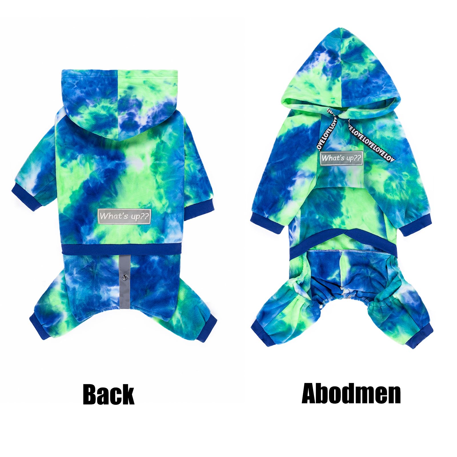 Yeapeeto Bandhnu Green hoodie side view showing easy pull-on fit.