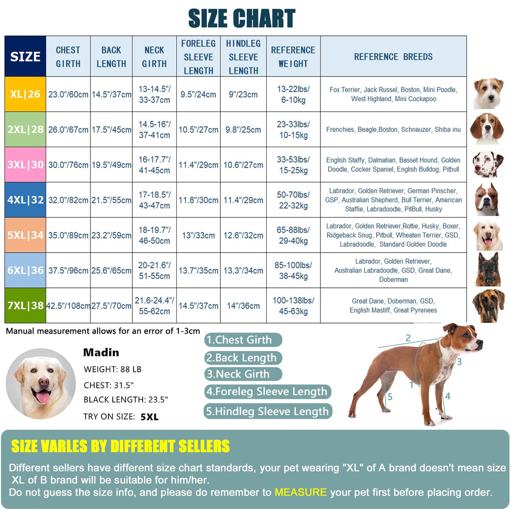 Yeapeeto dog jumpsuit four-leg design boosts warmth and movement.