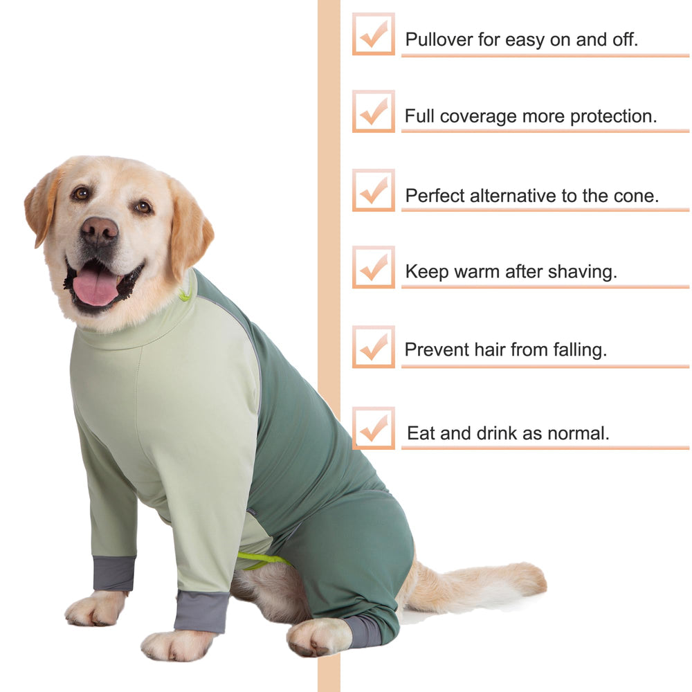 Yeapeeto Dog Onesie Coat machine-washable for easy care.